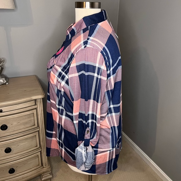 NWT Justify Button-Up Shirt Size 2X - Picture 2 of 5